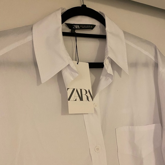 Oversized Poplin Shirt/Dress - Picture 3 of 5